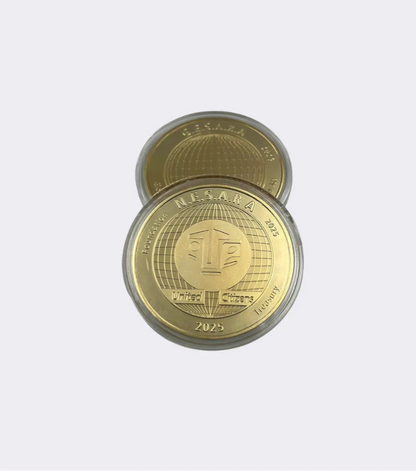 NESARA GESARA PREMIUM EDITION GOLD COIN