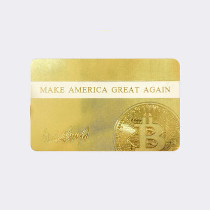 Trump President Gold Card